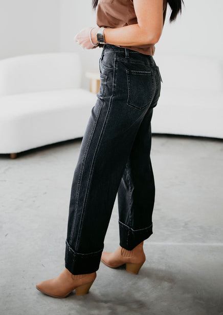 Stormie Vervet Cuffed Jeans