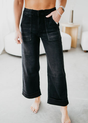 Kora Vervet Wide Leg Jean
