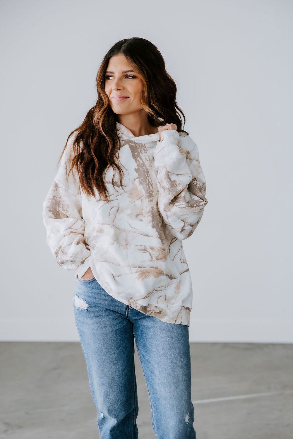 Sand Dune Camo Hoodie by Lily & Lottie