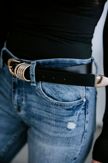Jeri Stacked Buckle Belt