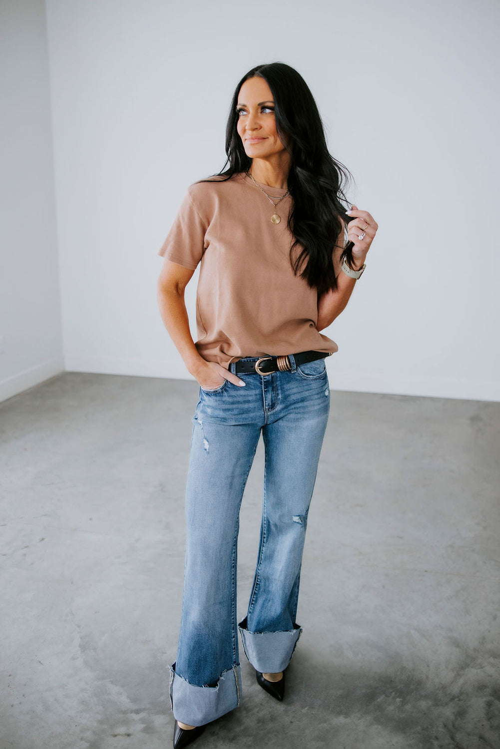 Westin Waffle Tee by Lily and Lottie