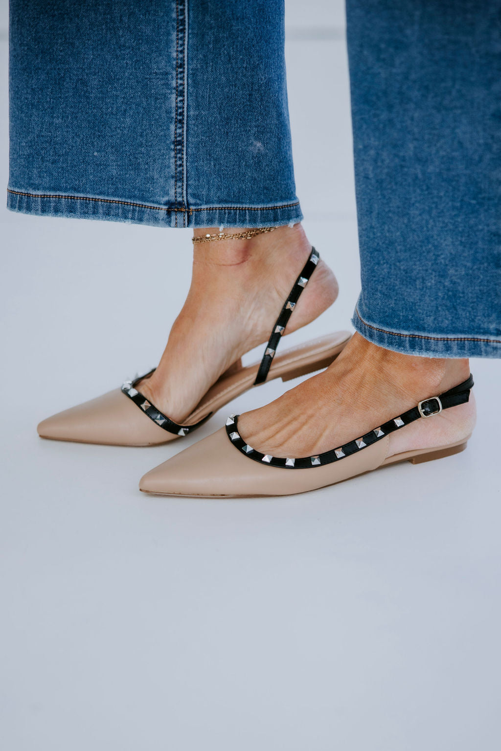 image of Sandra Studded Flats