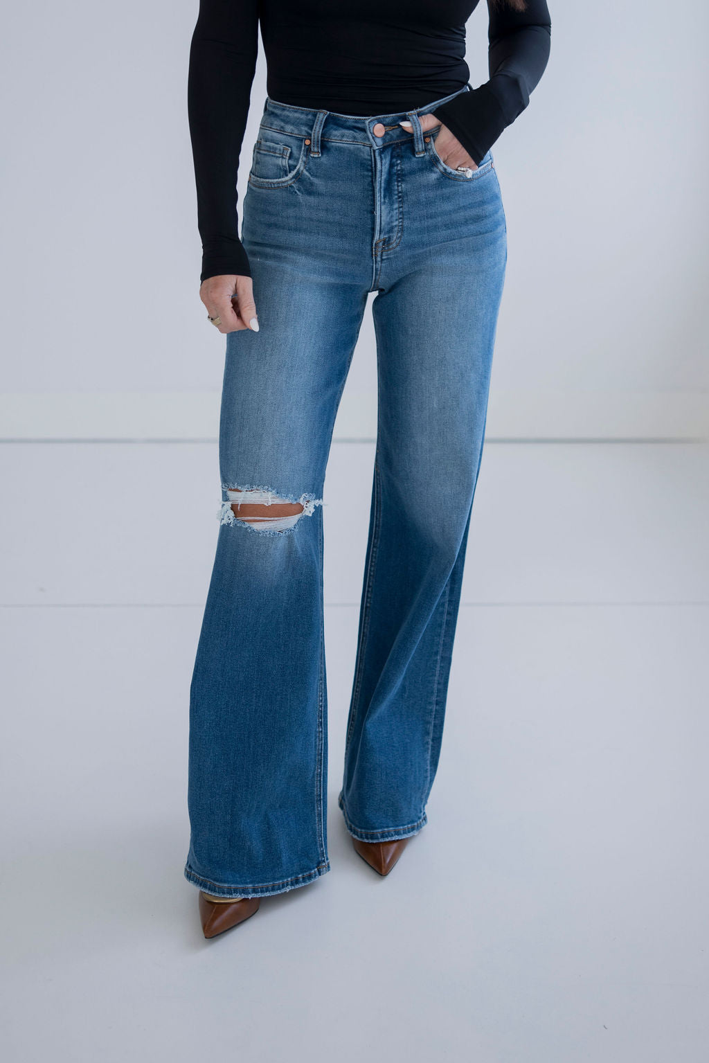 image of Jakob Risen Wide Leg Jeans