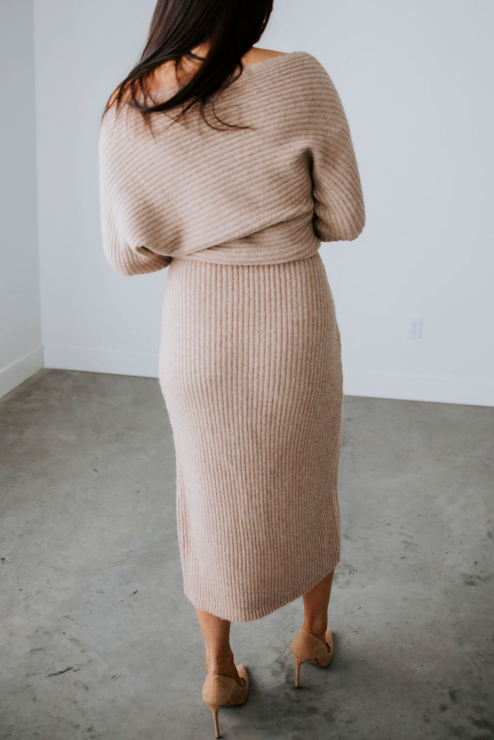 Mattie Midi Knit Sweater Dress