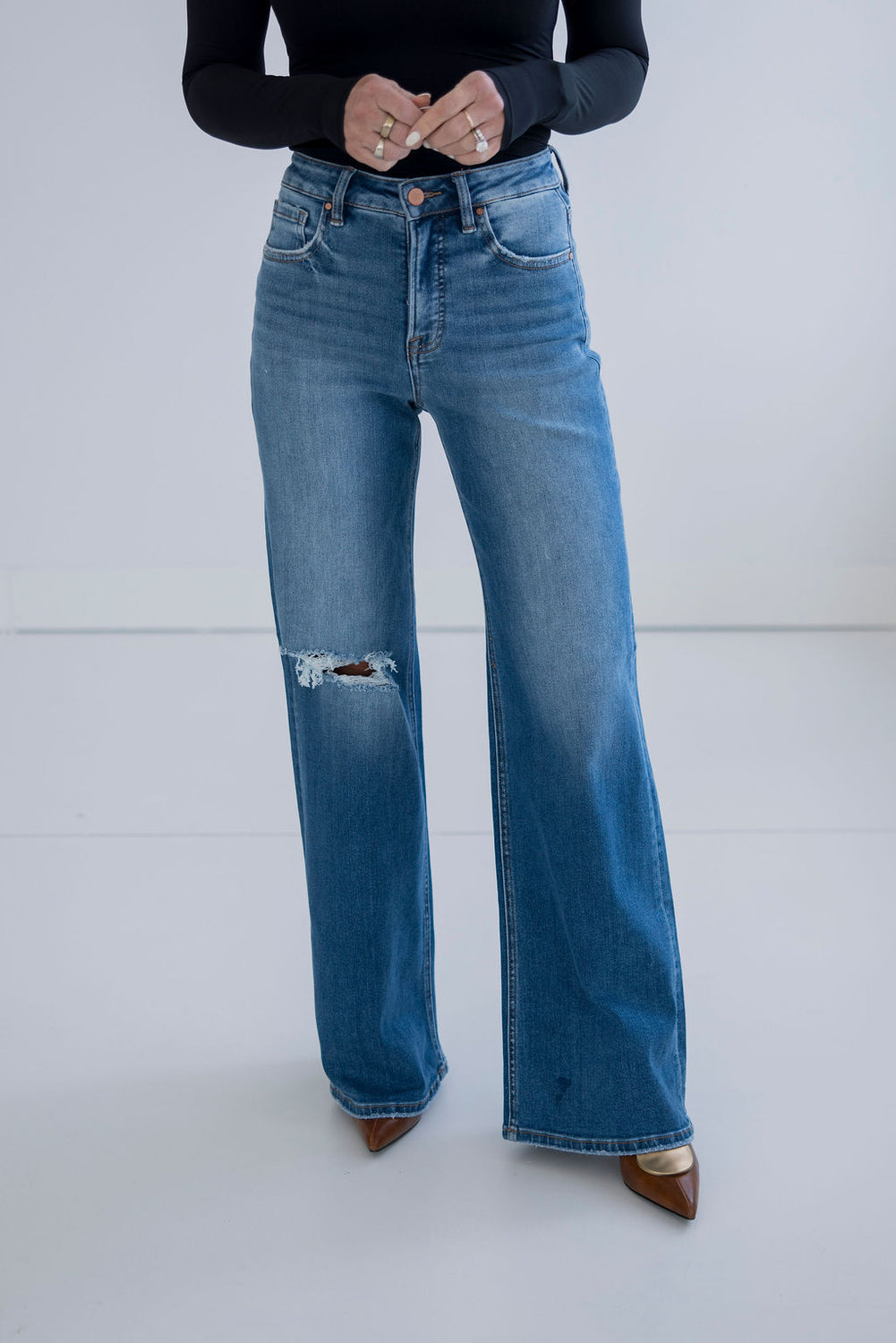 Jakob Risen Wide Leg Jeans