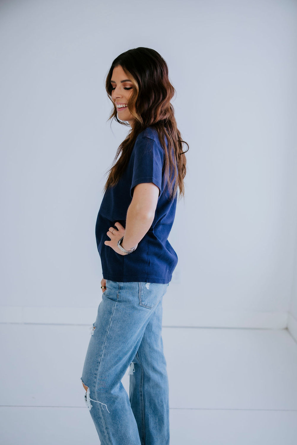 Westin Waffle Tee by Lily and Lottie