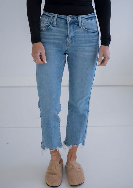 Bradlee Vervet Cropped Straight Leg Jean product view