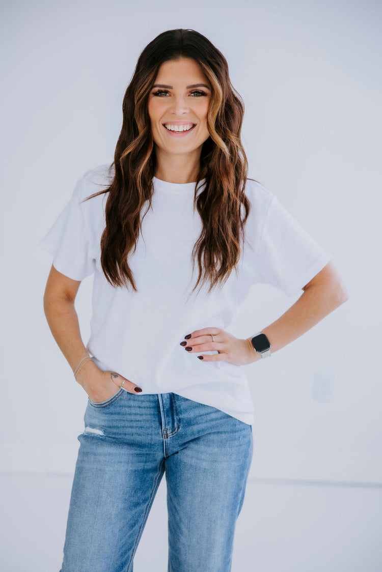 Westin Waffle Tee by Lily and Lottie