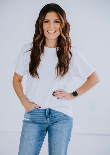 Westin Waffle Tee by Lily and Lottie product view