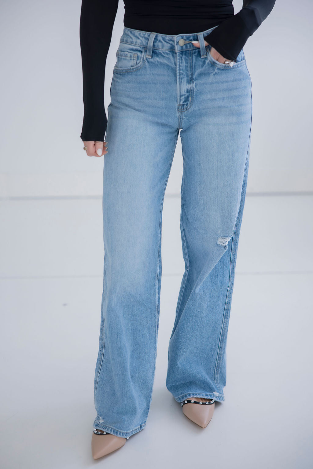 image of Jaice Vervet Wide Leg Jeans