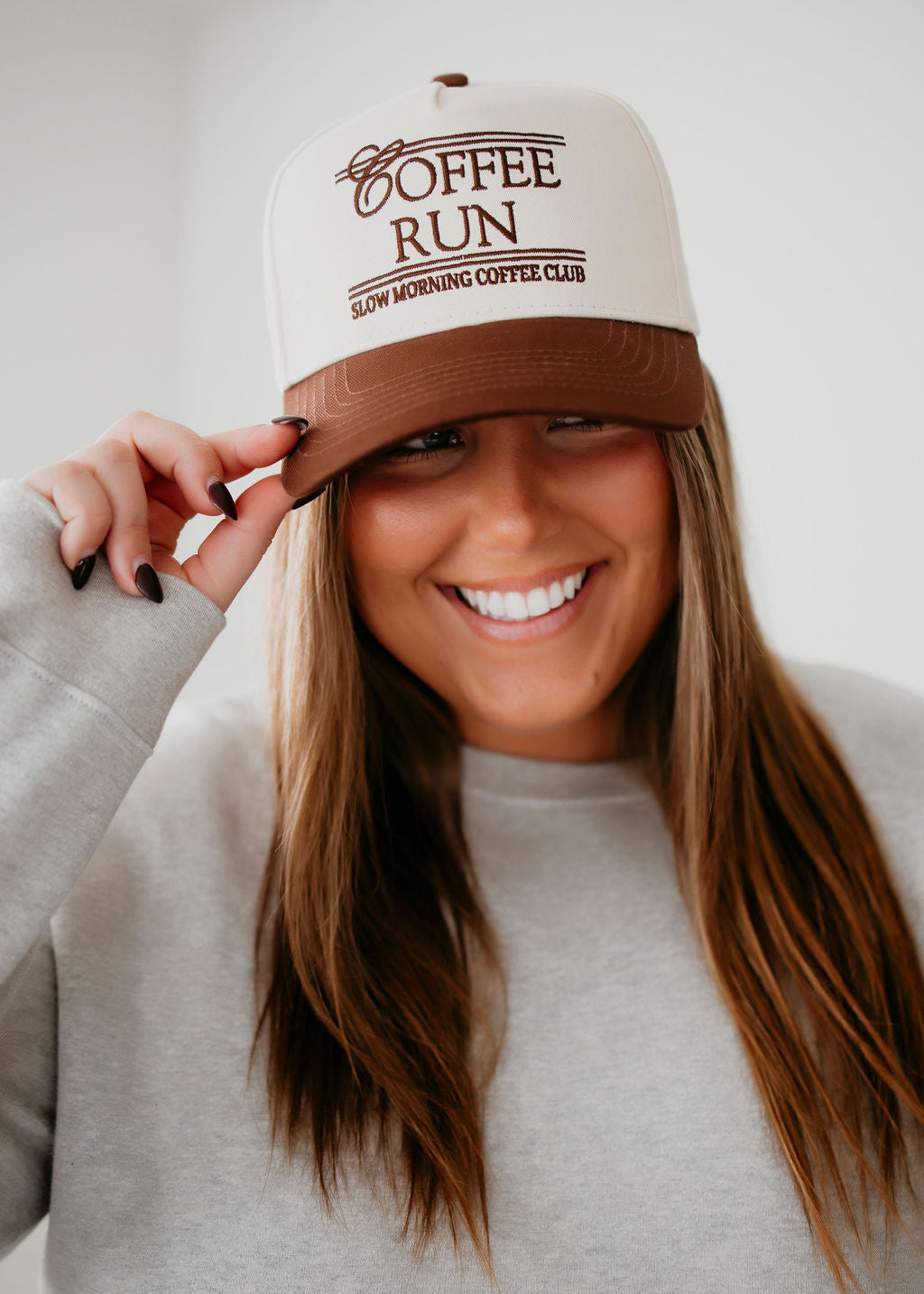 Coffee Run Trucker Hat | Lauriebelles display picture 3