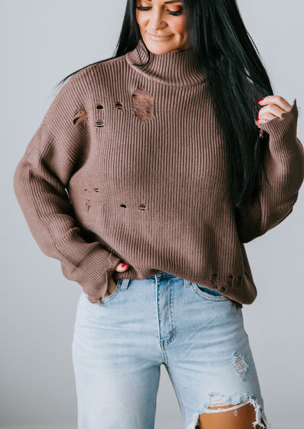 Ettie Distressed Sweater by Chelsea DeBoer – Lauriebelles