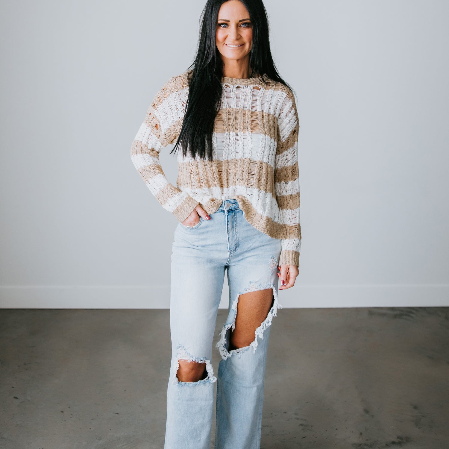 Kylee Striped Sweater