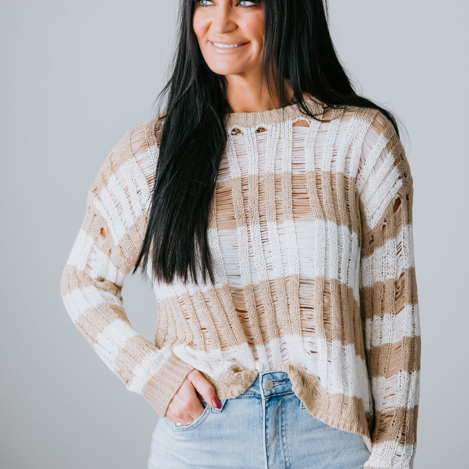 Kylee Striped Sweater