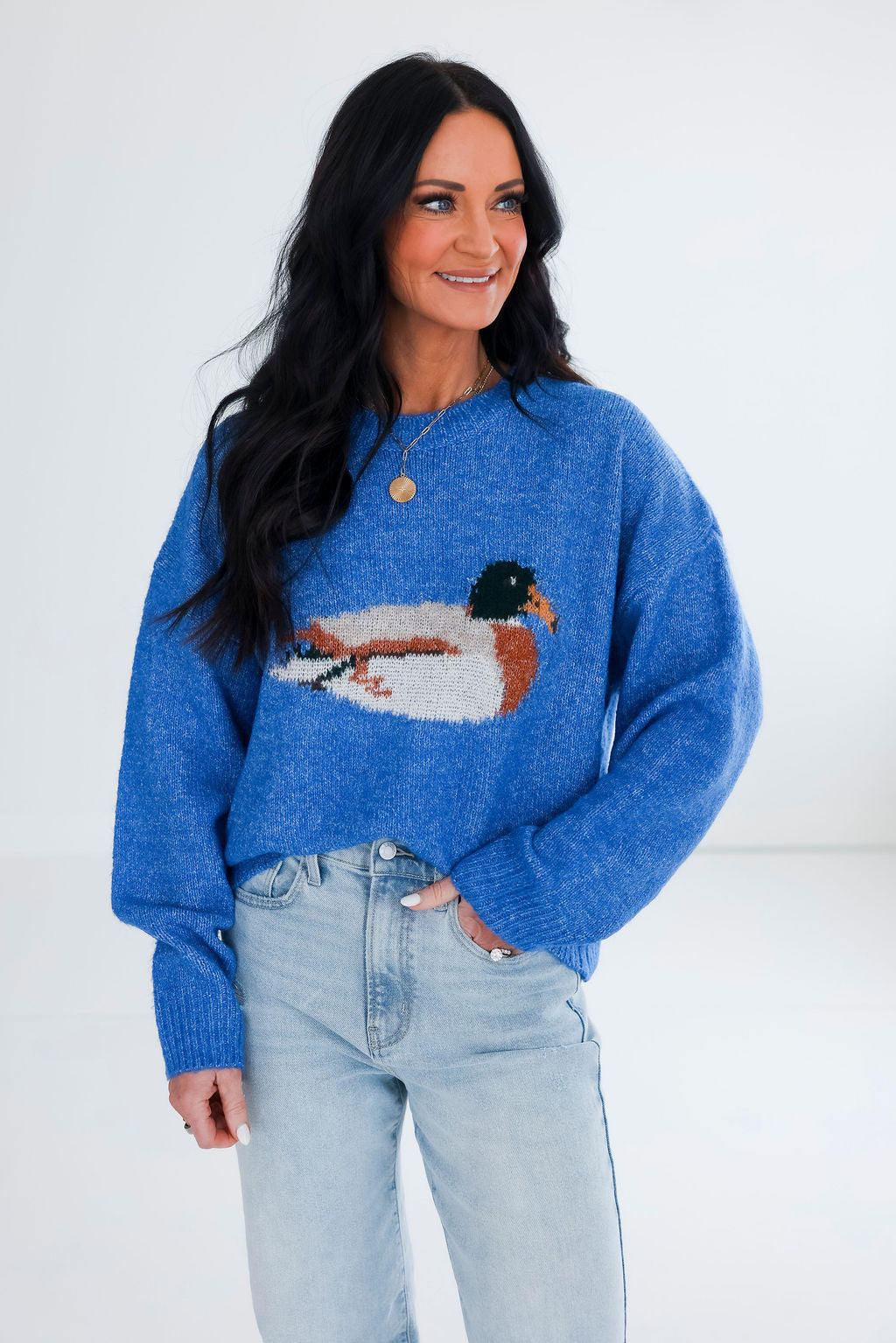 image of Flying Duck Knit Sweater