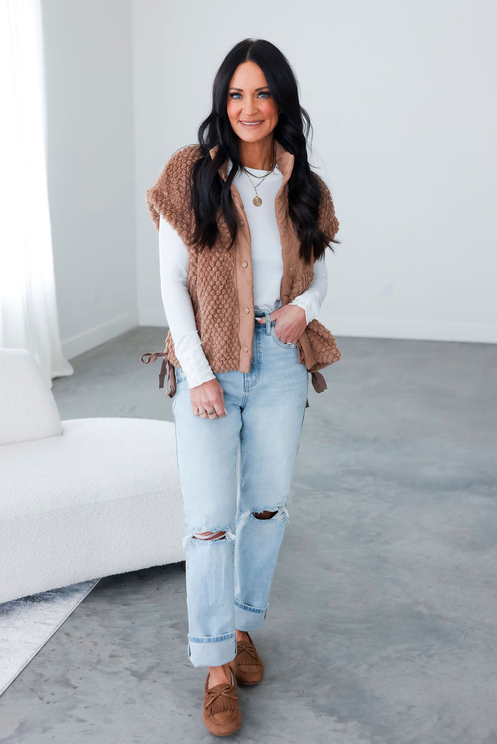 Cambry Textured Vest