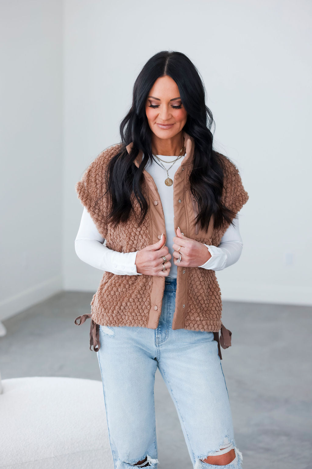 image of Cambry Textured Vest