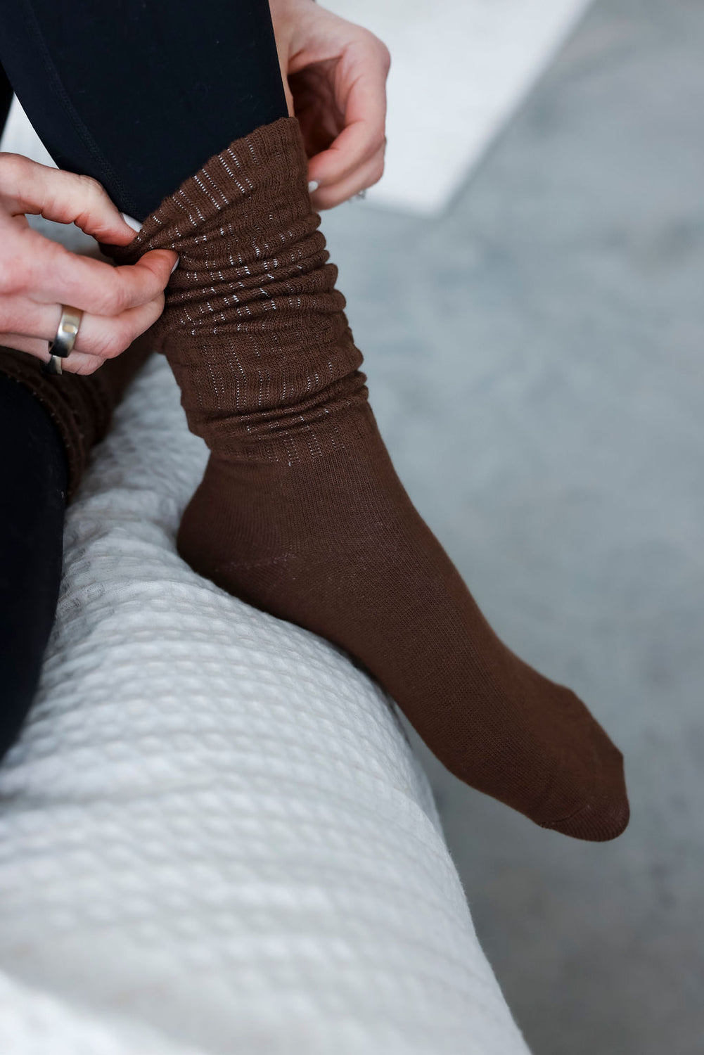 Slouchy Knit Socks