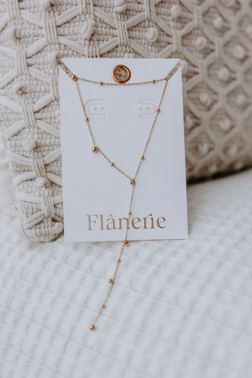 image of Whinnie Y-Shaped Necklace