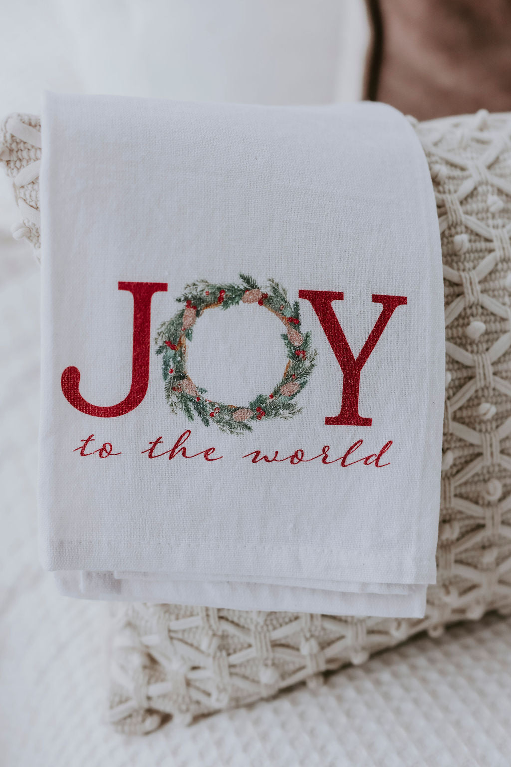 image of Joy to the World Tea Towel