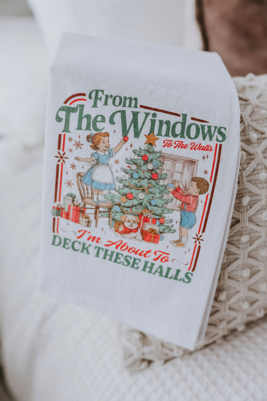 image of Deck These Halls Tea Towel