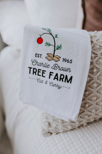 Tree Farm Tea Towel