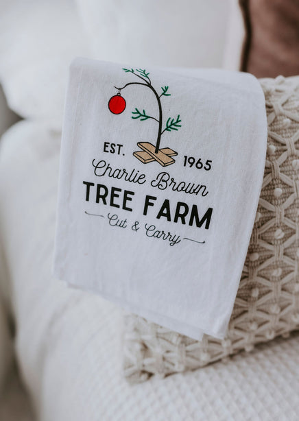 Tree Farm Tea Towel product view