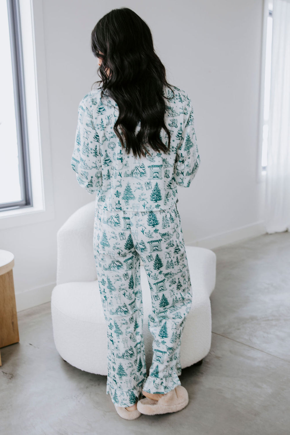Christmas Season Satin Pajama Set