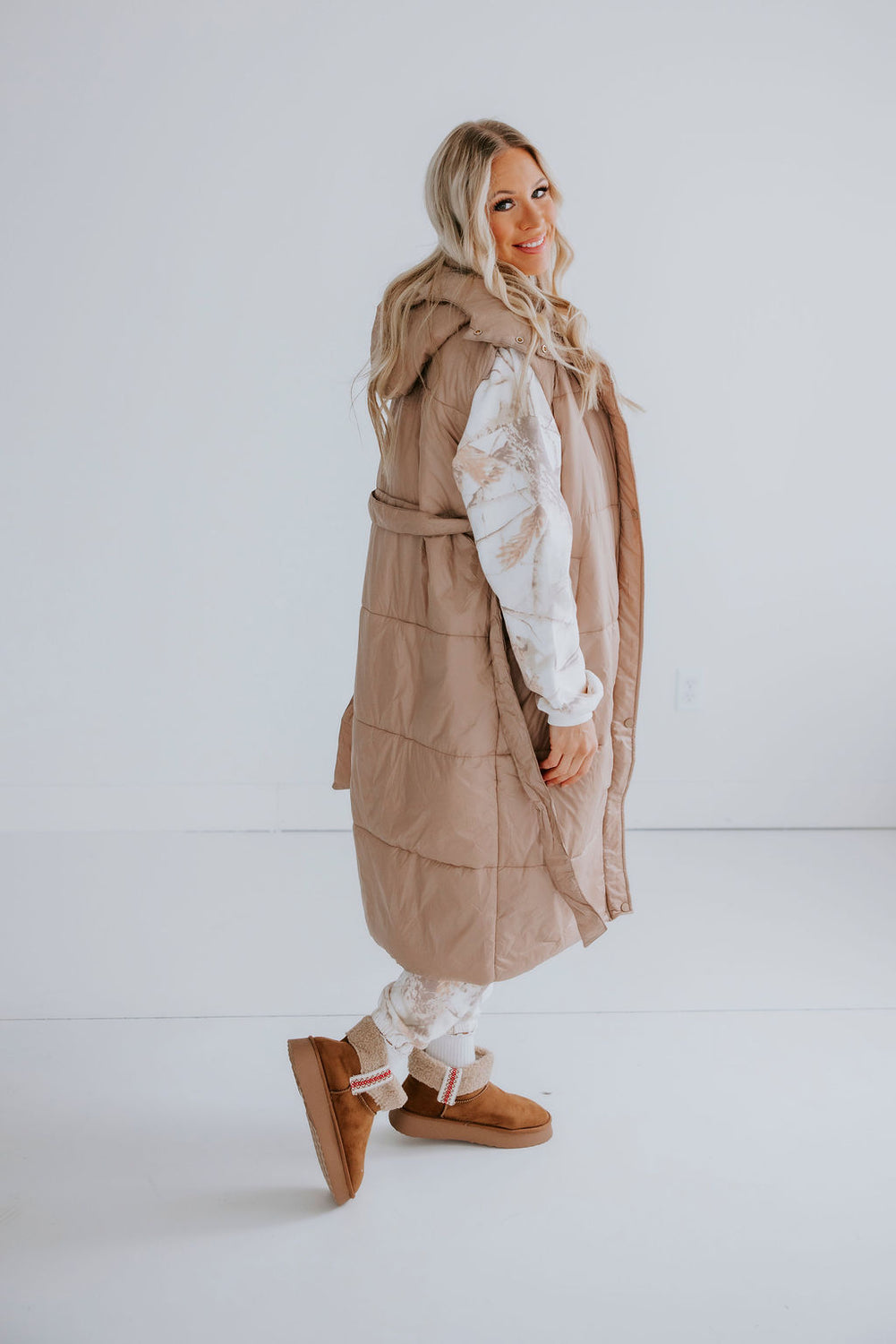 Micalea Midi Puffer Vest