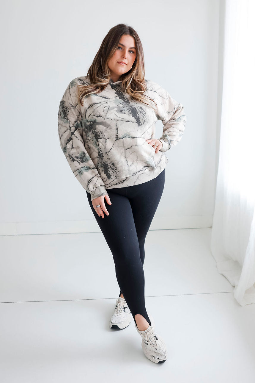 Mist Dune Camo Hoodie by Lily & Lottie