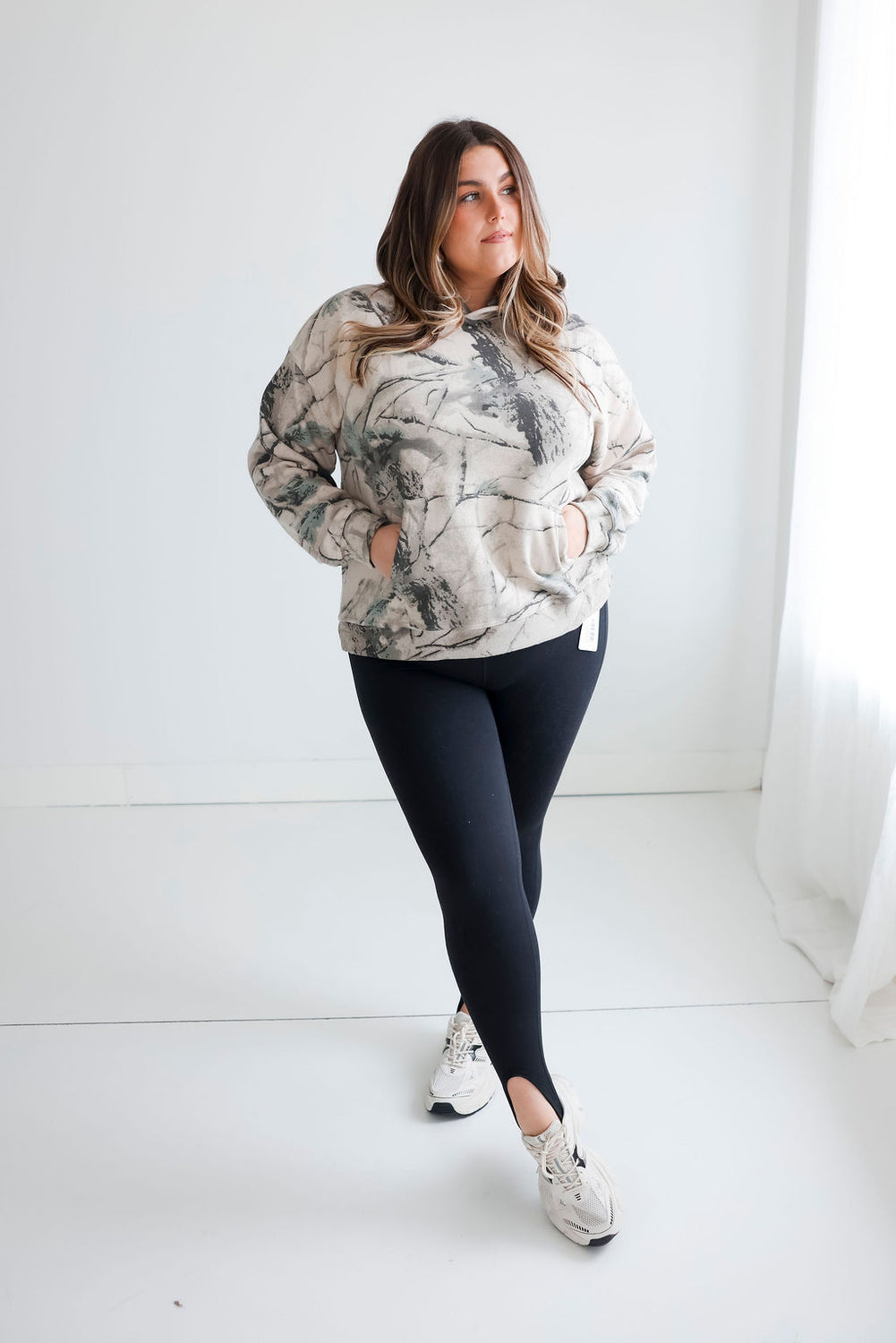 Mist Dune Camo Hoodie by Lily & Lottie