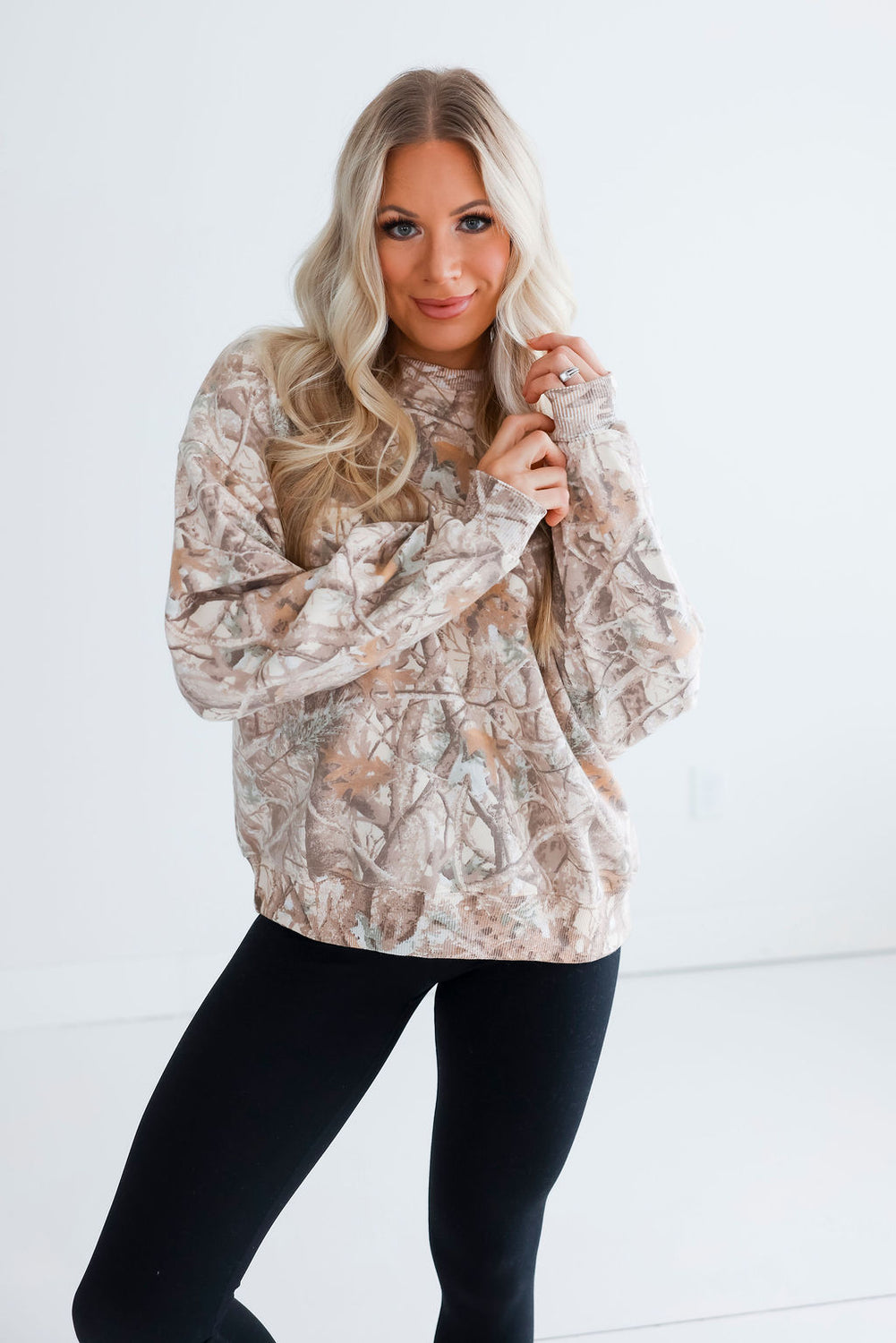 Buttercream Camo Crew by Lily & Lottie