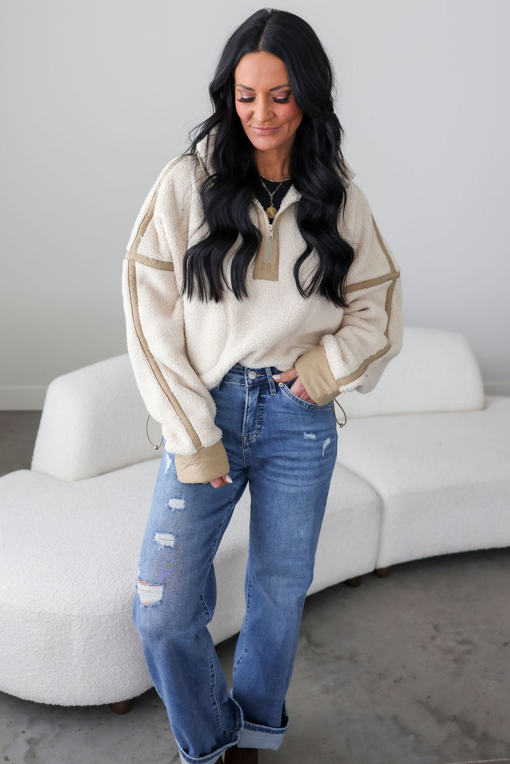 Sara Fleece Quarter Zip