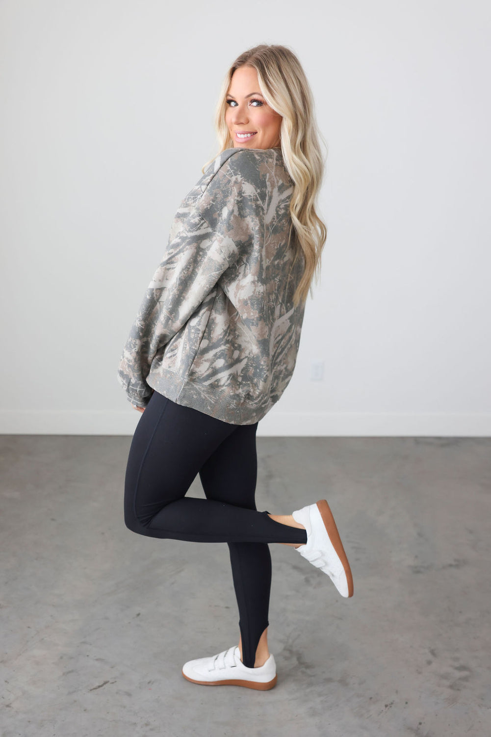 Tobacco Camo Crew by Lily & Lottie