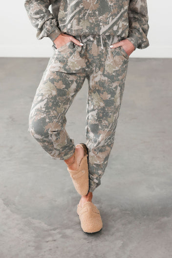 Tobacco Camo Joggers by Lily & Lottie