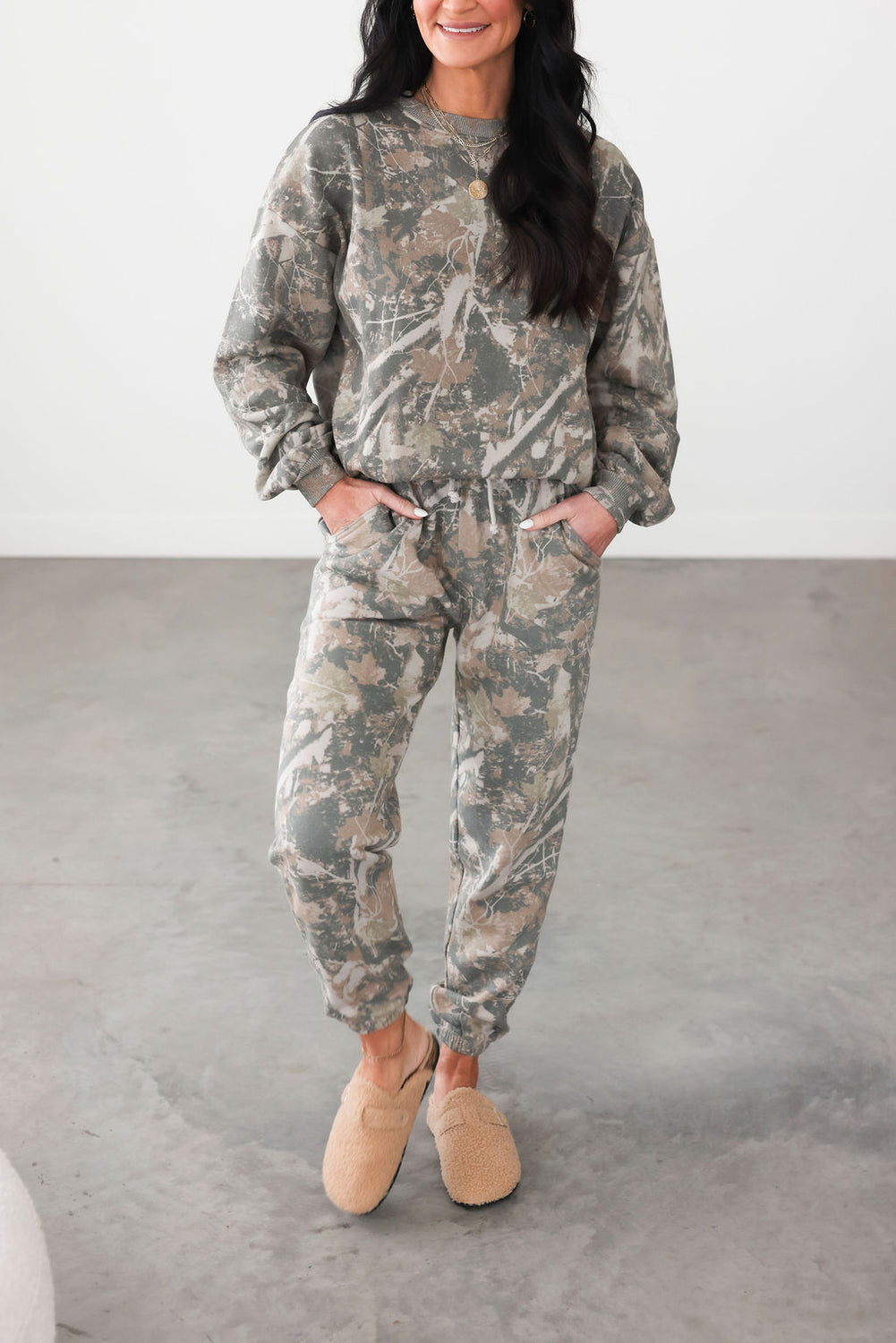 Tobacco Camo Crew by Lily & Lottie