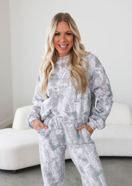 Fog Camo Crew by Lily & Lottie product view