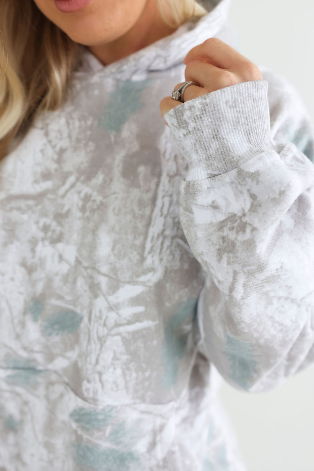 Faded Camo Hoodie by Lily & Lottie