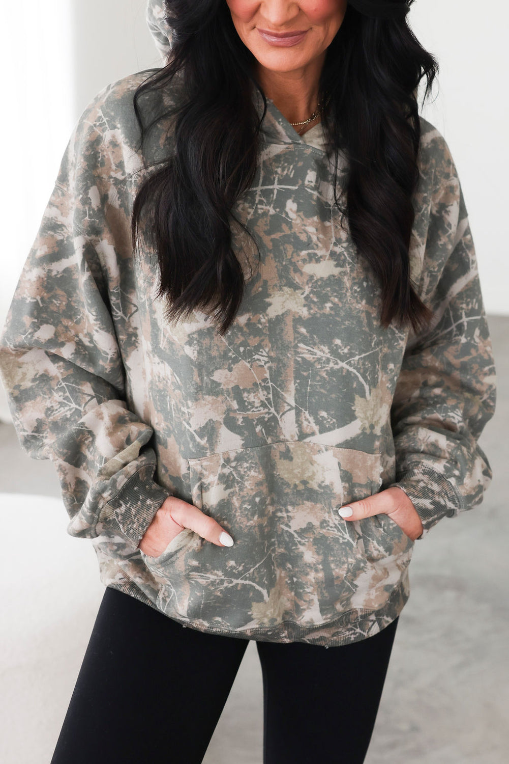Tobacco Camo Hoodie by Lily & Lottie