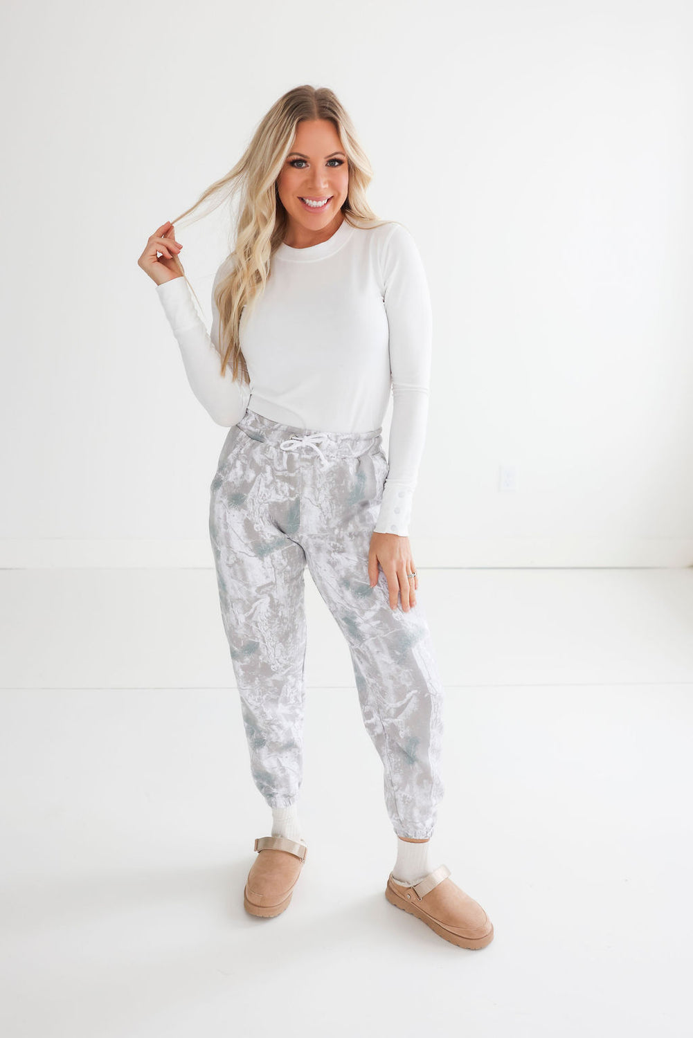 Faded Camo Joggers by Lily & Lottie