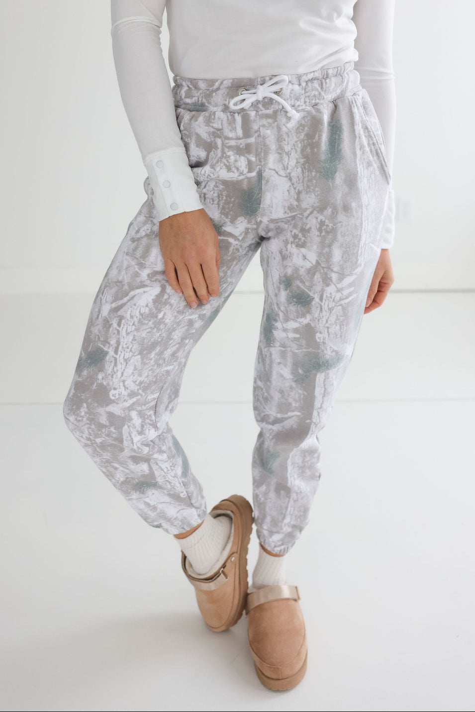 image of Faded Camo Joggers by Lily & Lottie