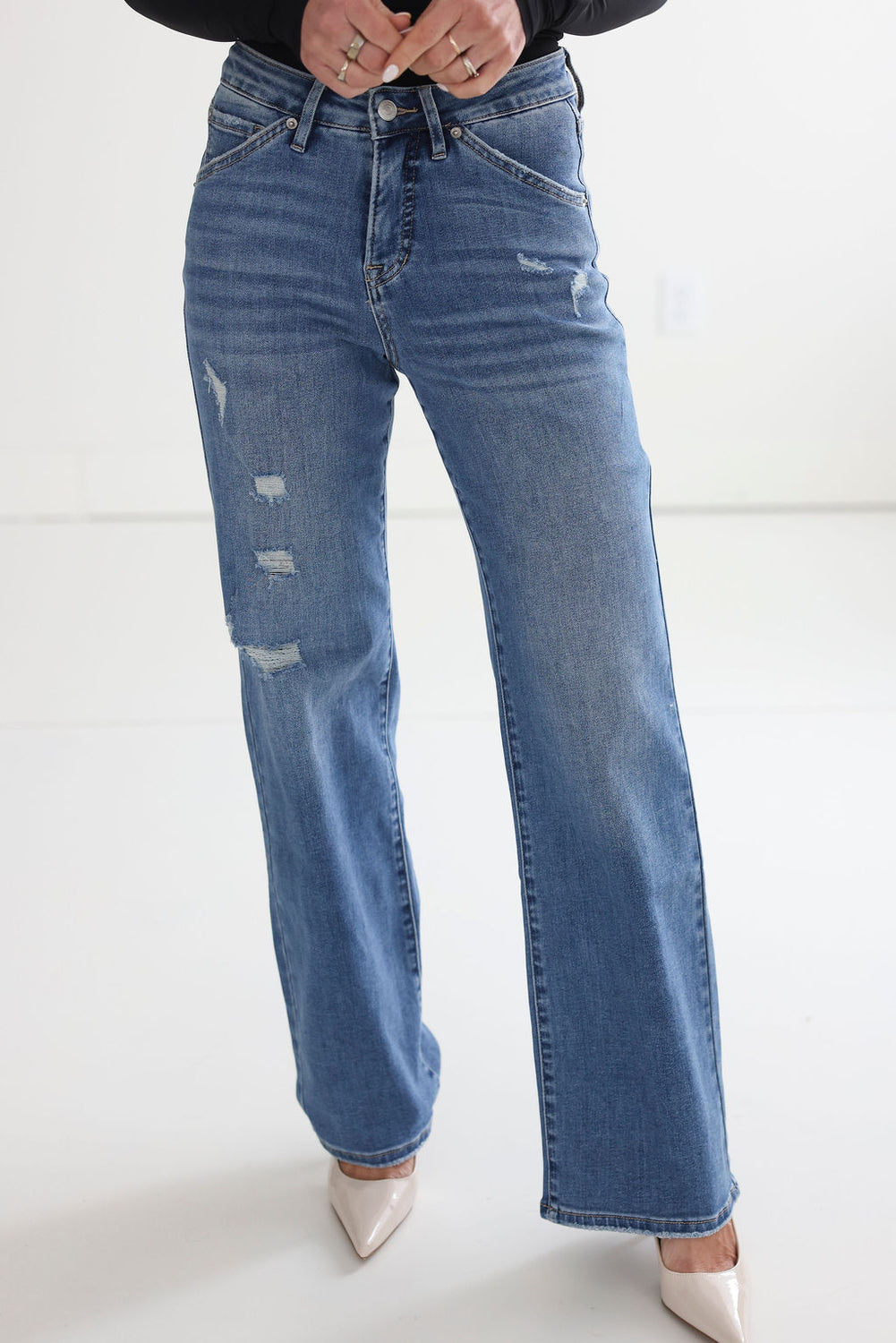 Jennie Mica Wide Leg Jeans