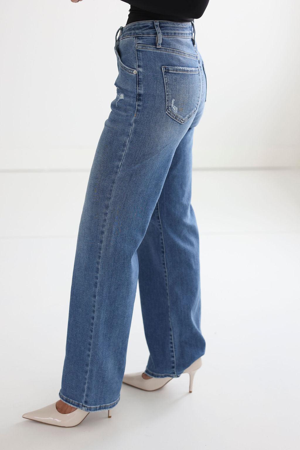 Jennie Mica Wide Leg Jeans – Lauriebelles