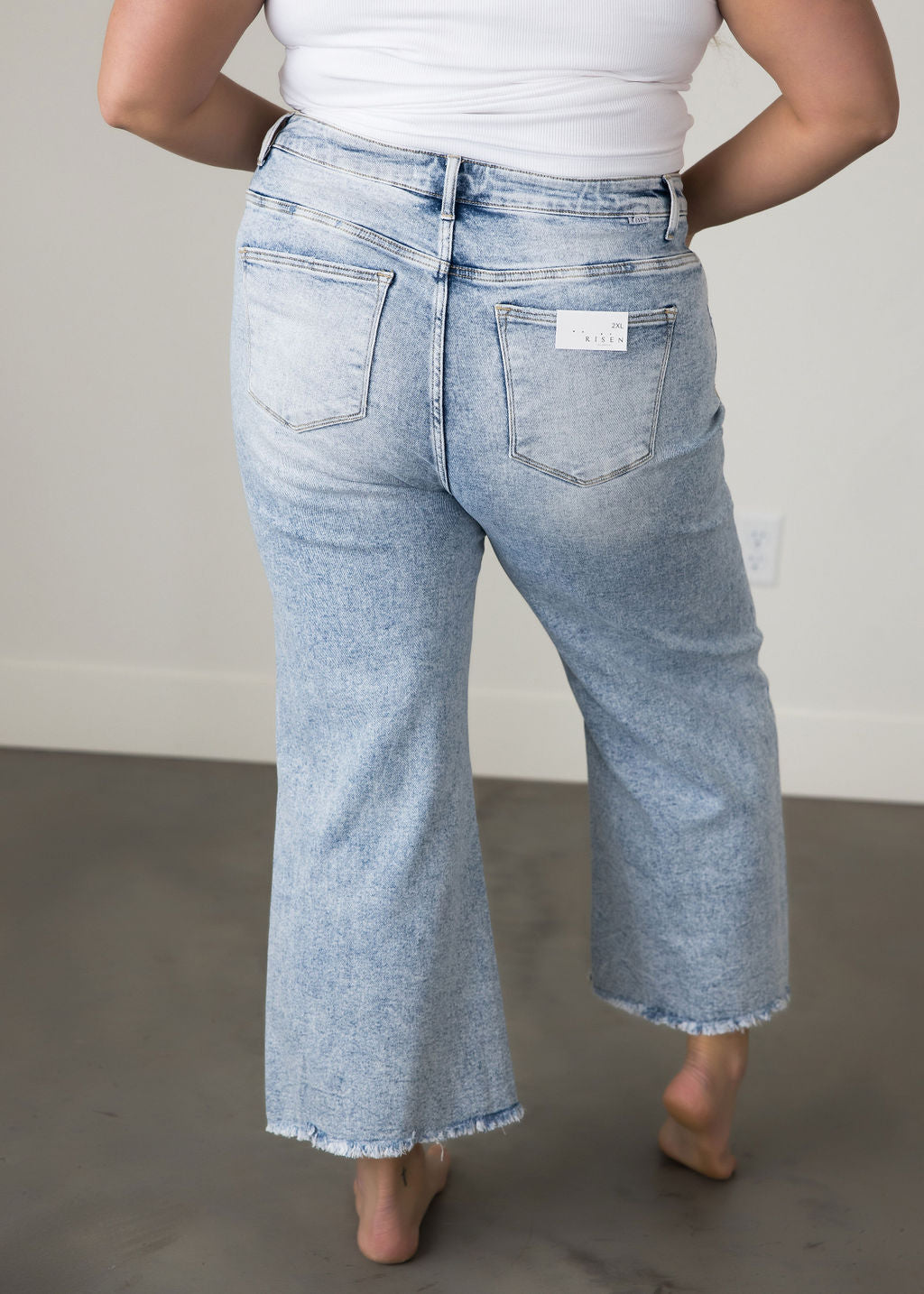 Curvy Viola Wide Leg Jeans