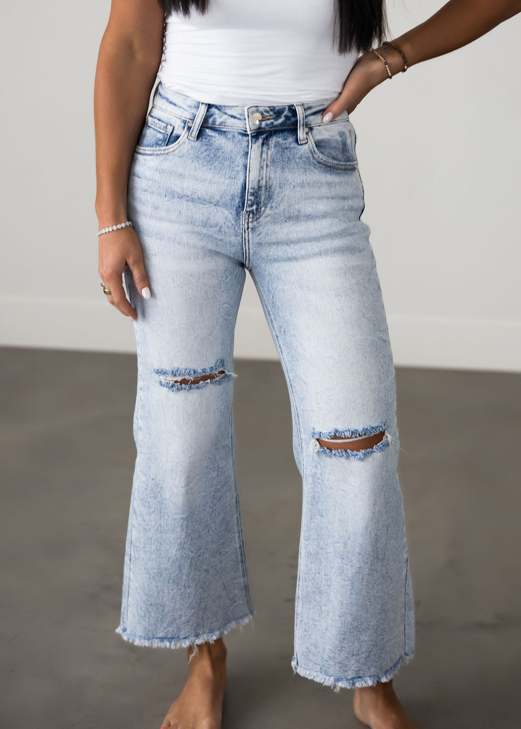 image of Viola Wide Leg Jeans