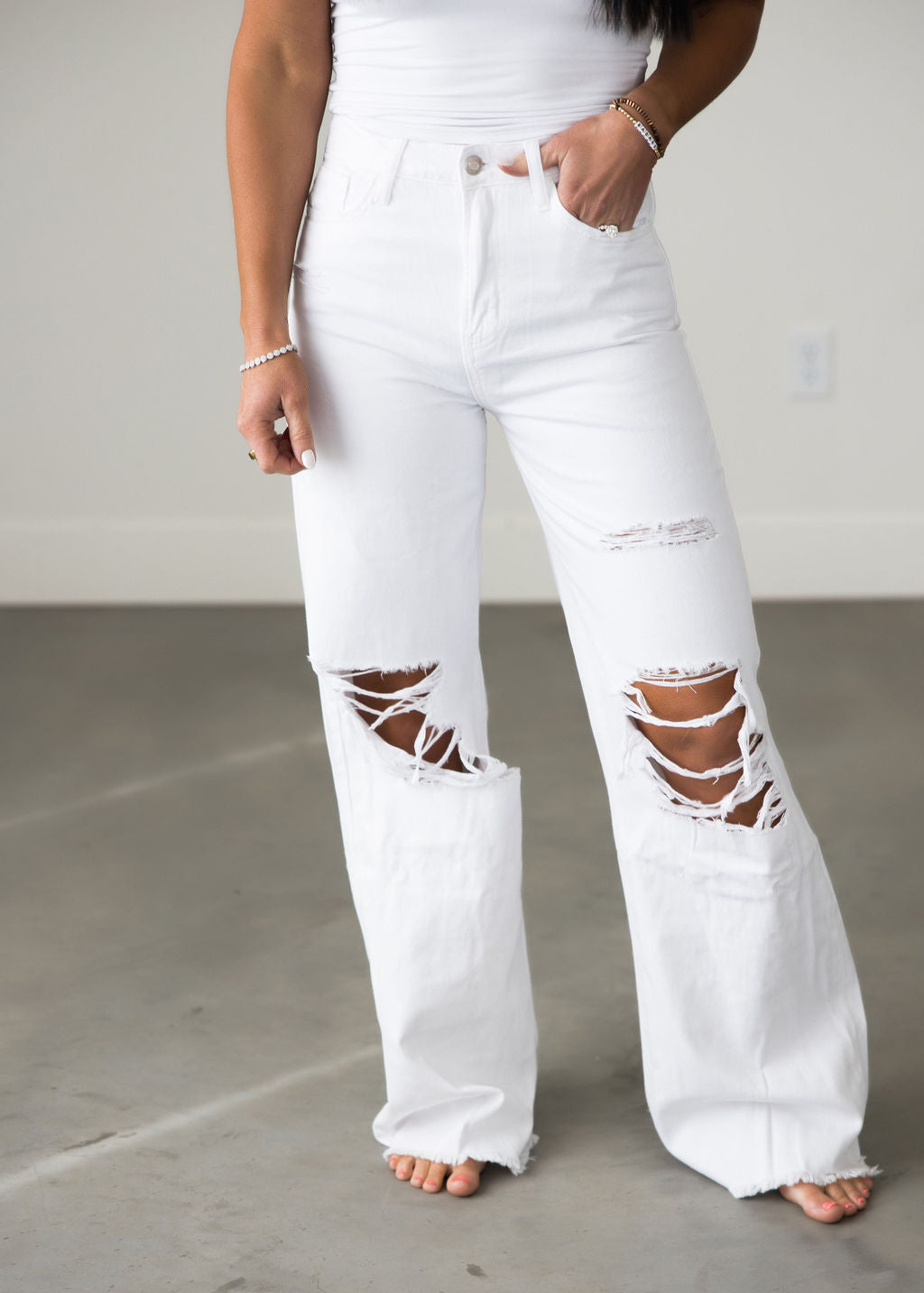 image of Irene Vervet High Rise Jeans