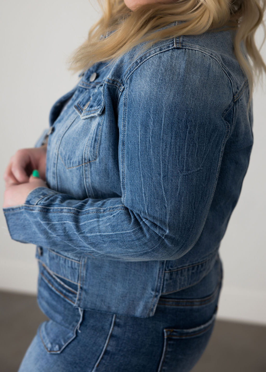 Curvy Sloane Denim Jacket