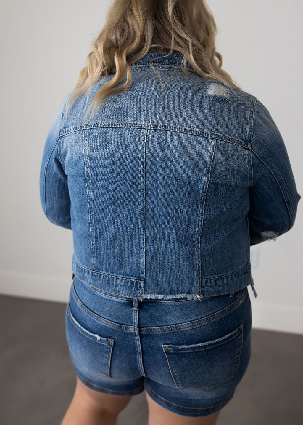 Curvy Sloane Denim Jacket