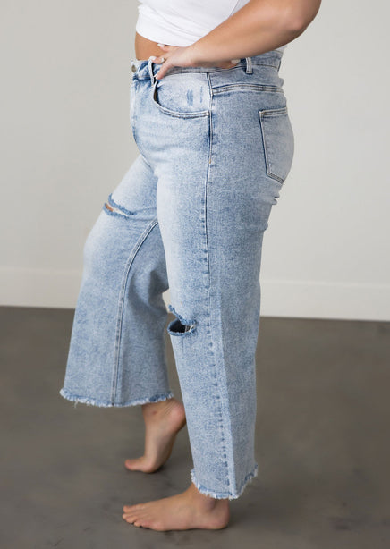 Curvy Viola Wide Leg Jeans