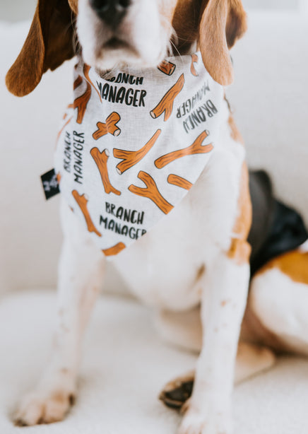 Branch Manager Dog Bandana